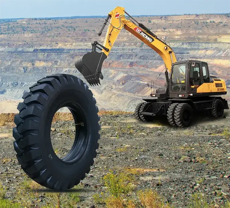 excavator and trencher tires