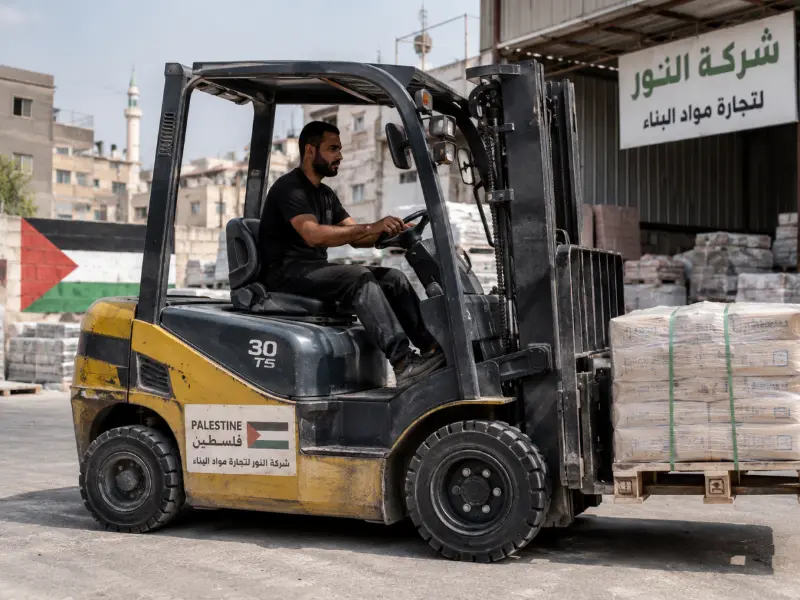 Phản hồi ứng dụng tại chỗ từ khách hàng xe nâng người Palestine Phản hồi ứng dụng tại chỗ từ khách hàng xe nâng người Palestine